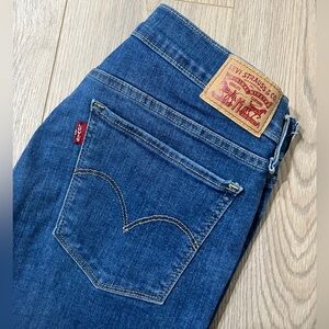 SOLD Levi's 710 Blue Super Skinny Jeans